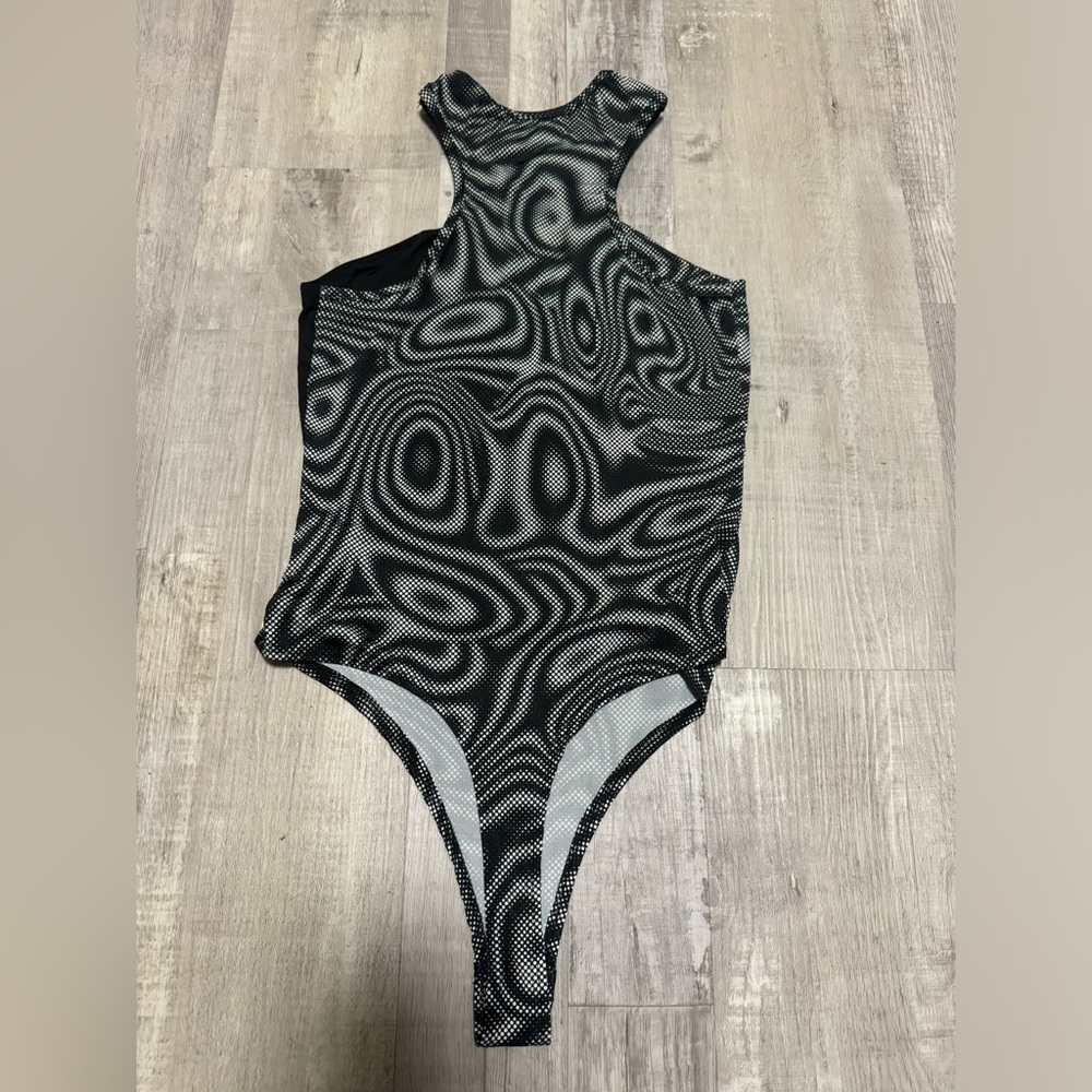 Trippy Body Suit Super Stretchy Size Small Brand New